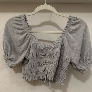 Sparkly Scrunch Crop